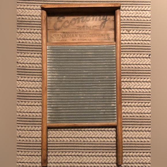 Other - Vintage Economy Zinc Washboard